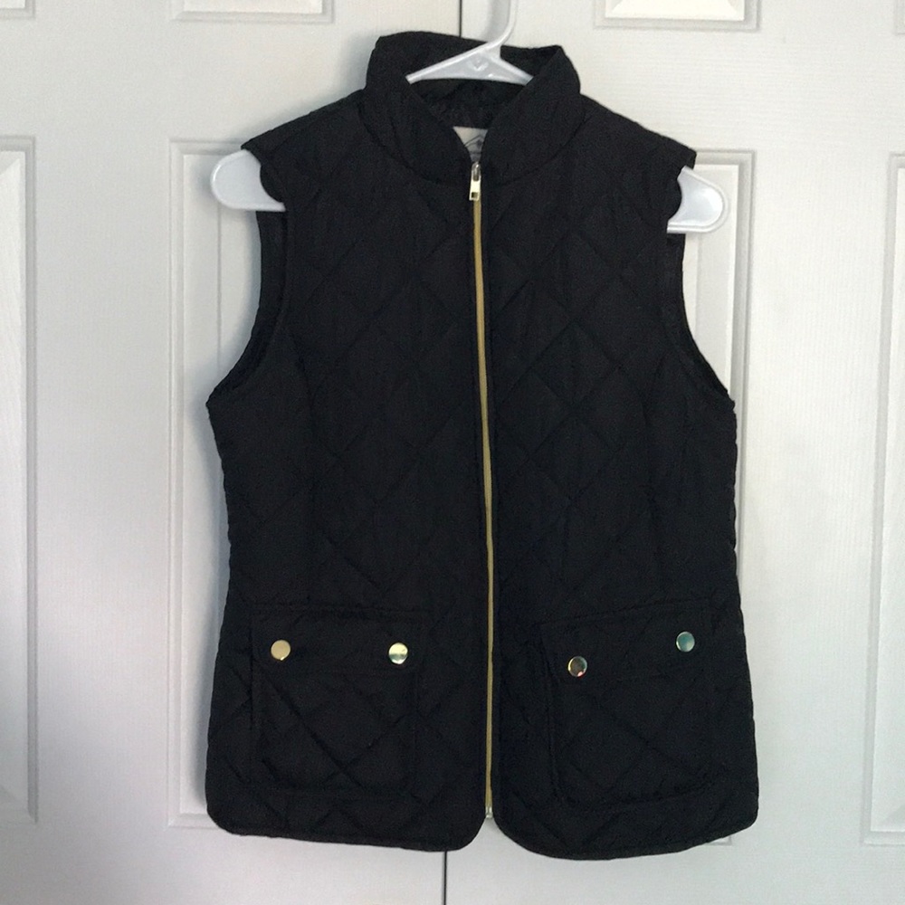 quilted puffer vest
